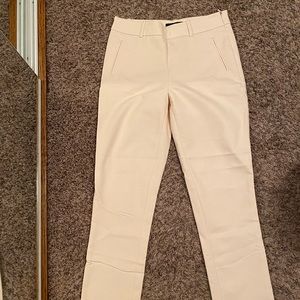 Light pink cigarette trousers